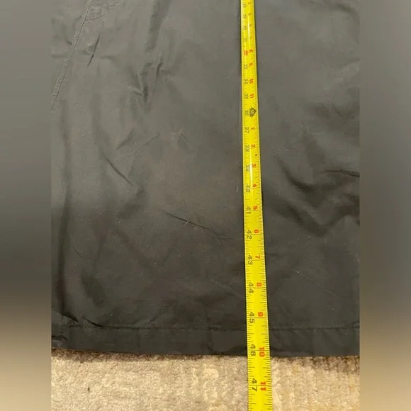 Vintage Brooks Brothers Navy Blue Trench Coat Size Large Missing Zip In Lining - Picture 9 of 16